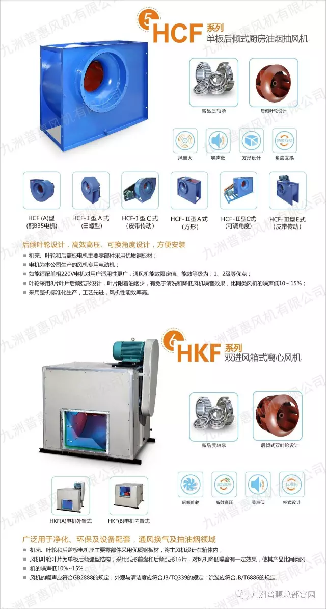 九洲普惠廚房抽油煙風機系列產(chǎn)品3